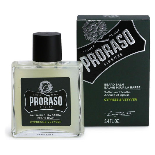 Proraso Single Blade Cypress & Vetyver Beard Balm 3.4 Oz