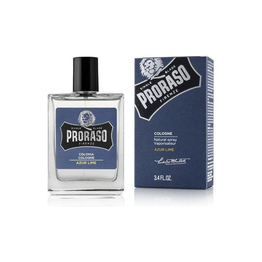 Proraso Single Blade Azur Lime Eau De Cologne 3.4 Oz
