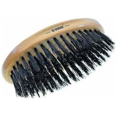 Kent PF22 Men Oval Beard and 360 Wave Hair Brush 100% Boar Bristle