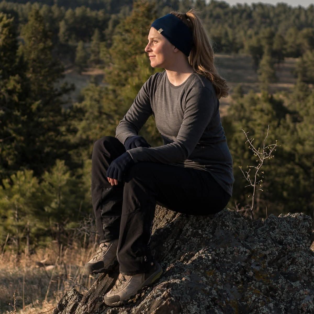 Lightweight Women's Wool Crew Top - 100% Merino Wool - Osadia Concept Store
