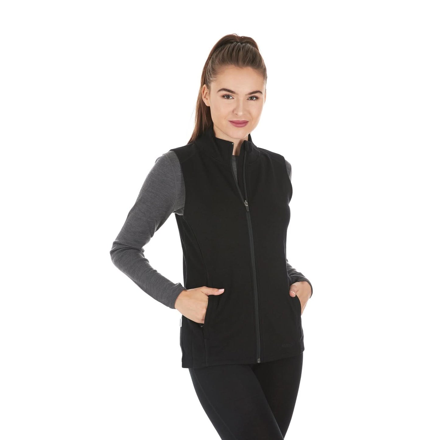 Women's Heavyweight Wool Vest - 100% Merino Wool