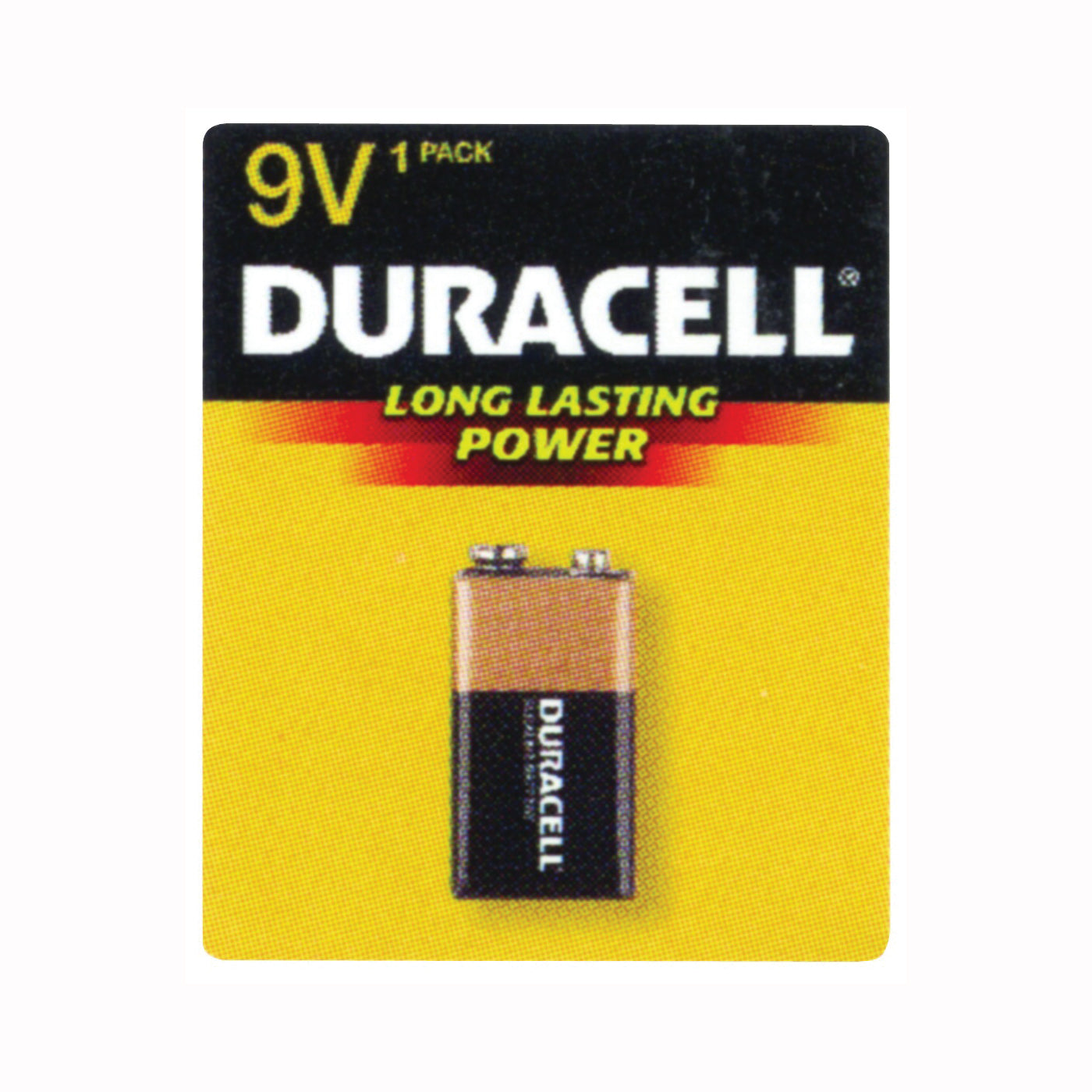 Duracell Coppertop MN1604BZ Alkaline Battery, 9 Volt