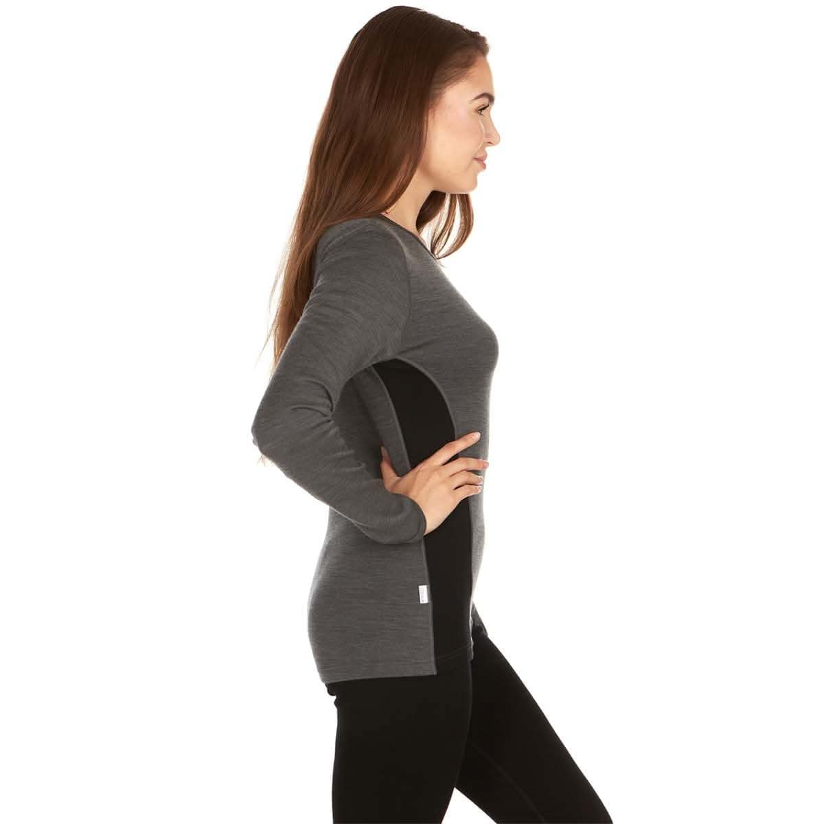 Midweight Women's Wool Crew Top -  100% Merino Wool - Osadia Concept Store