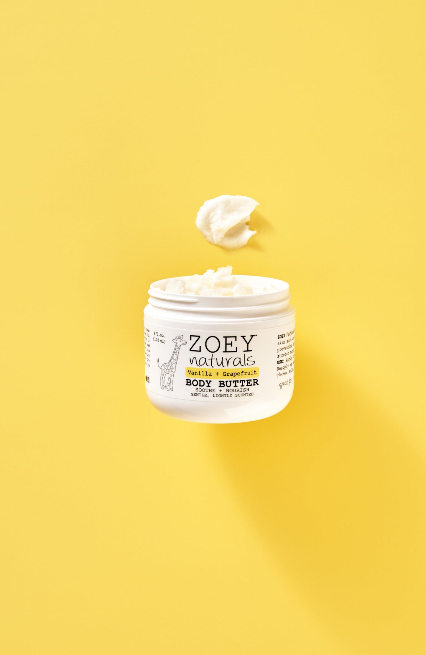 Vanilla + Grapefruit Body Butter