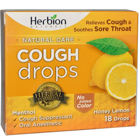 Herbion Naturals Cough Drops All Natural Honey Lemon, 1 Each