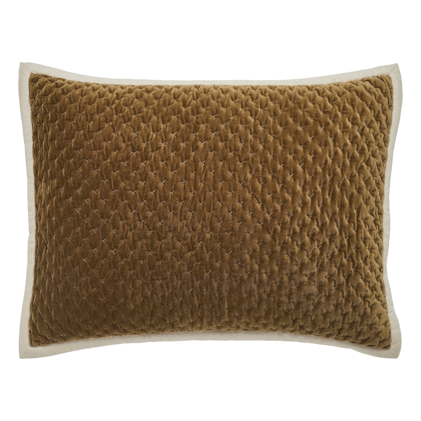 Maui Cross Stitch Velvet Quilt Sham