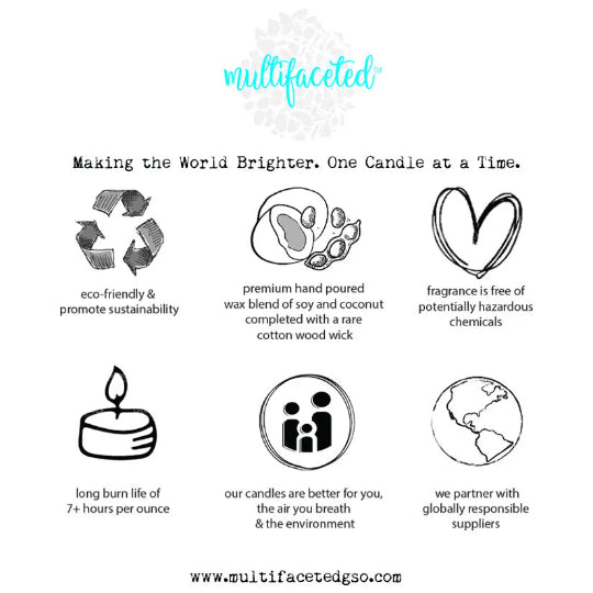 Pilates Scent Candle - Eco-Friendly 8 oz.