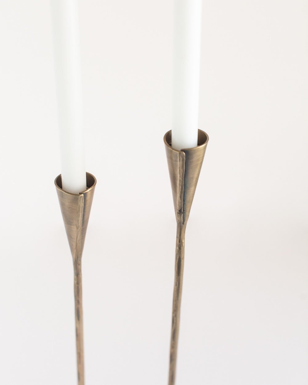 S/2 Phoenix Candlesticks - Brass Finish
