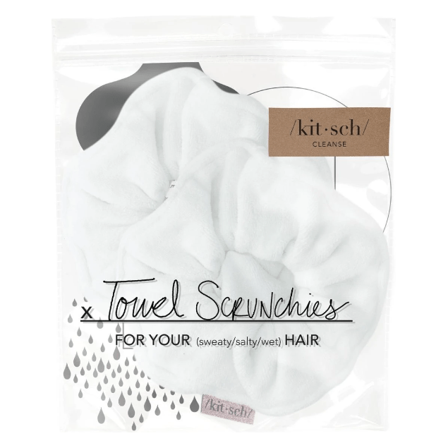 Kitsch Towel Scrunchie White