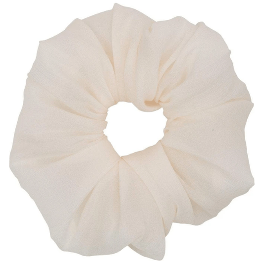 KitSch Dinner Scrunchie 4' - Cream