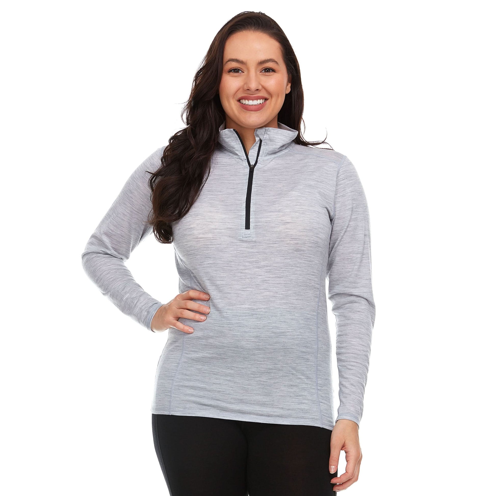 Microweight Women's Wool 1/4-Zip - Woolverino - Osadia Concept Store