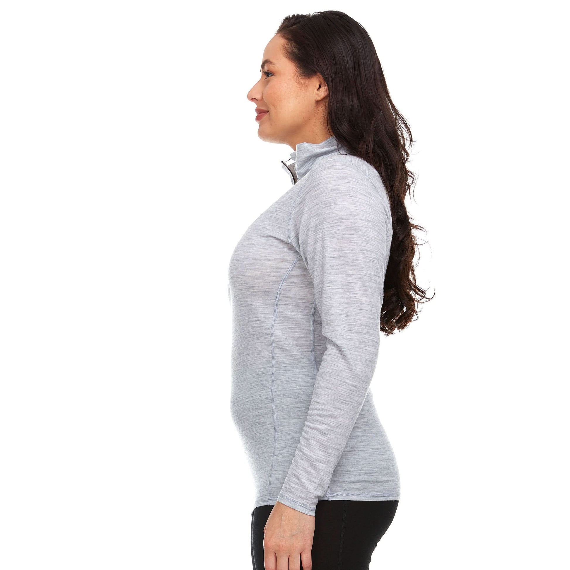 Microweight Women's Wool 1/4-Zip - Woolverino - Osadia Concept Store