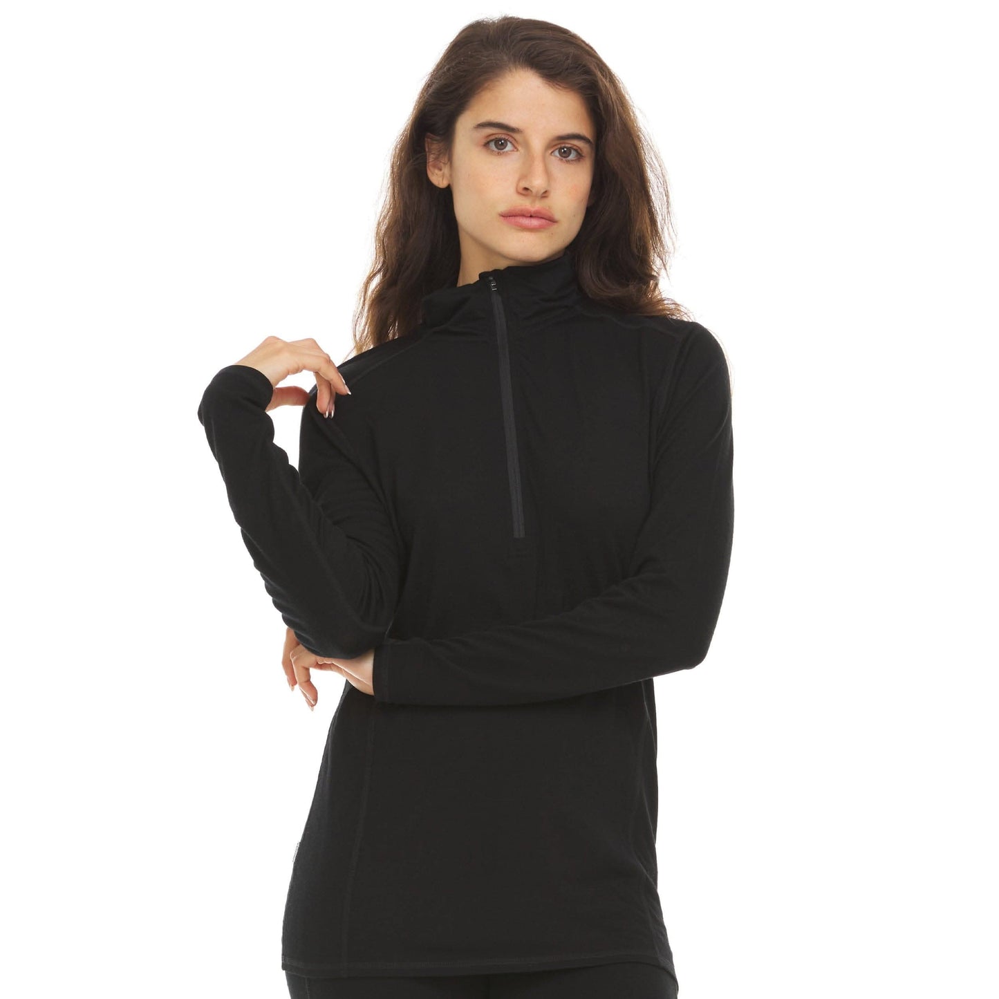 Microweight Women's Wool 1/4-Zip - Woolverino - Osadia Concept Store