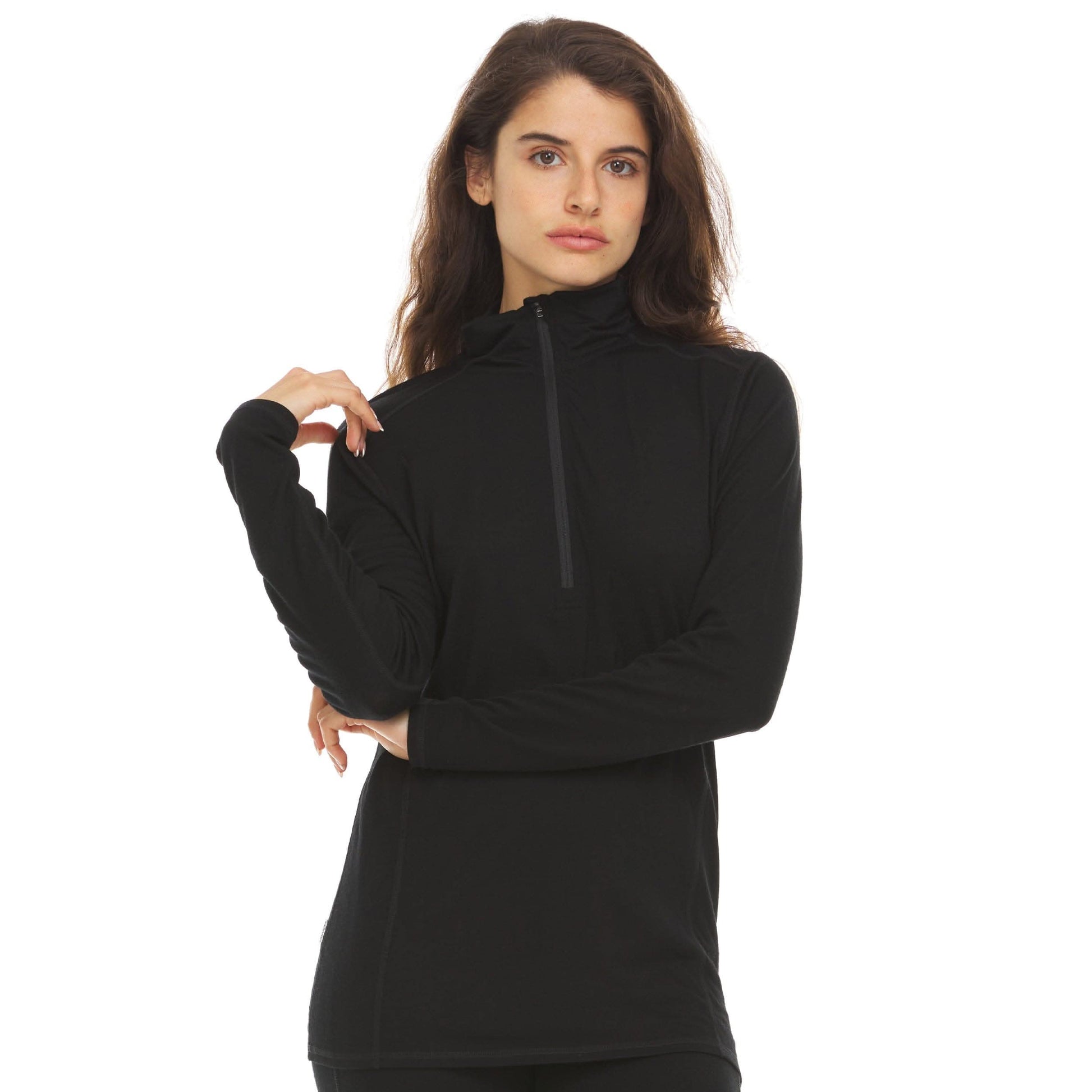 Microweight Women's Wool 1/4-Zip - Woolverino - Osadia Concept Store