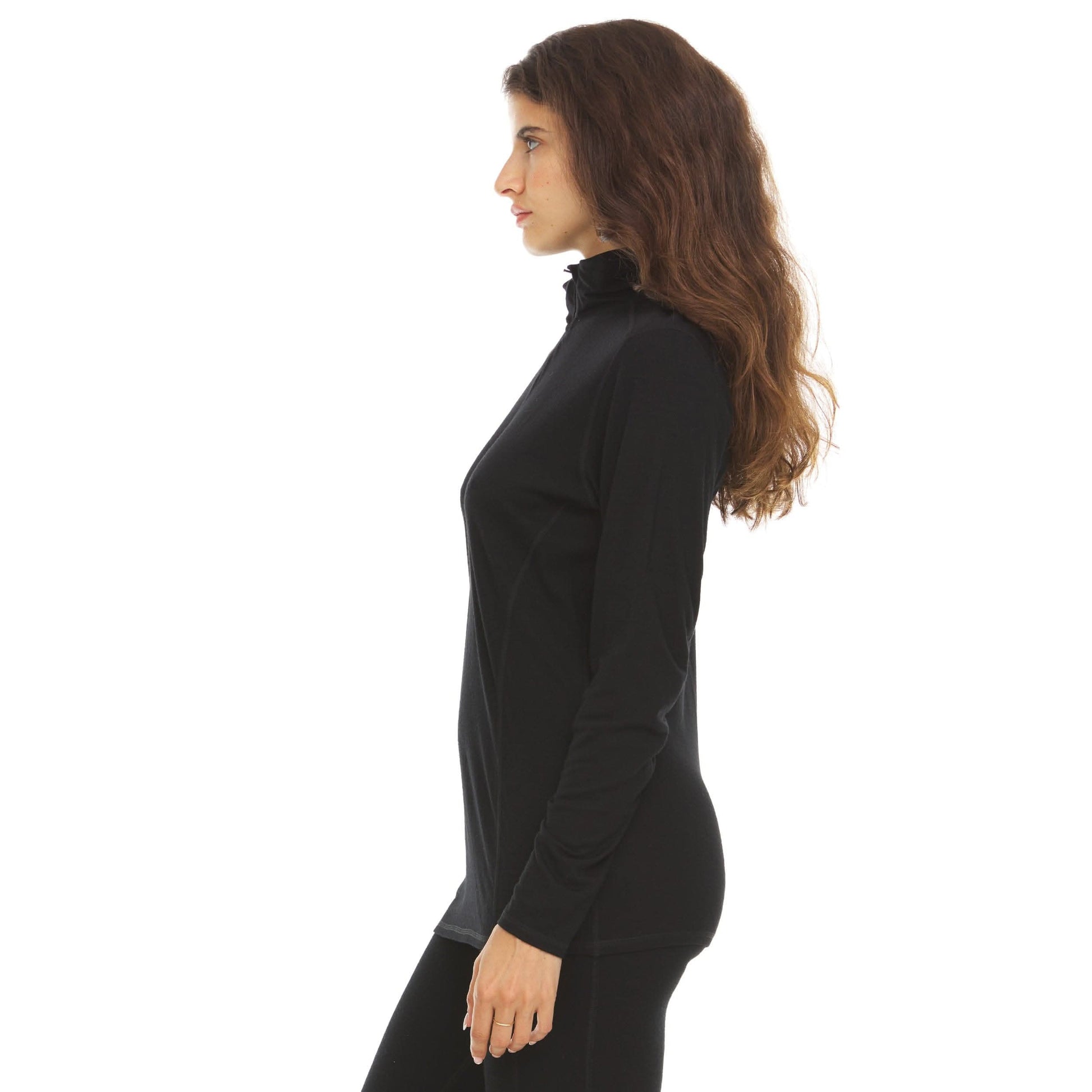 Microweight Women's Wool 1/4-Zip - Woolverino - Osadia Concept Store