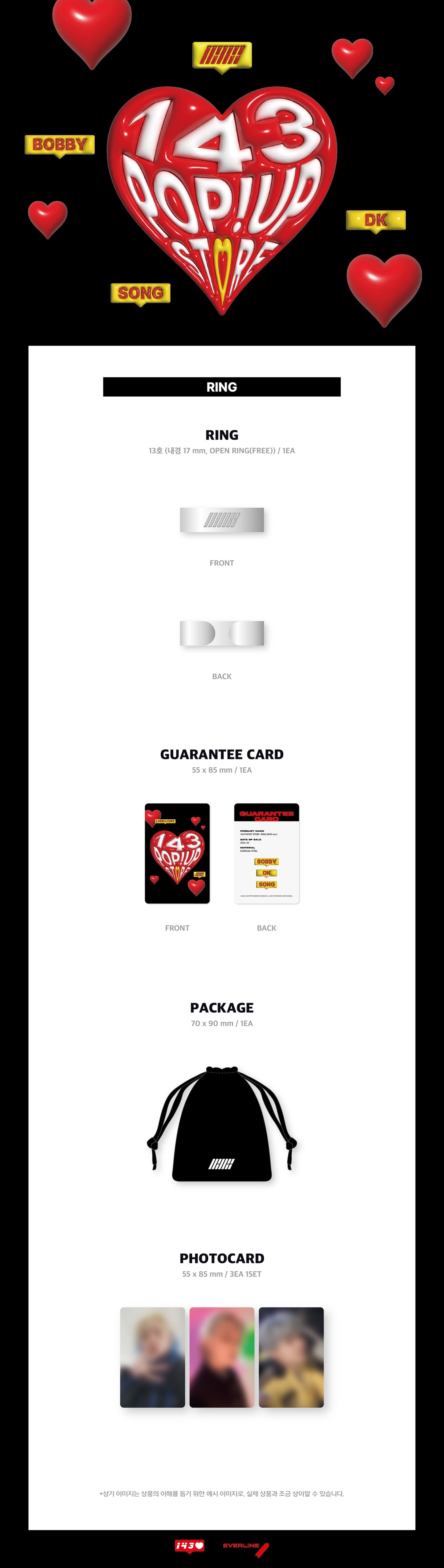 iKON - 143Xeverline Pop!Up Store Official MD