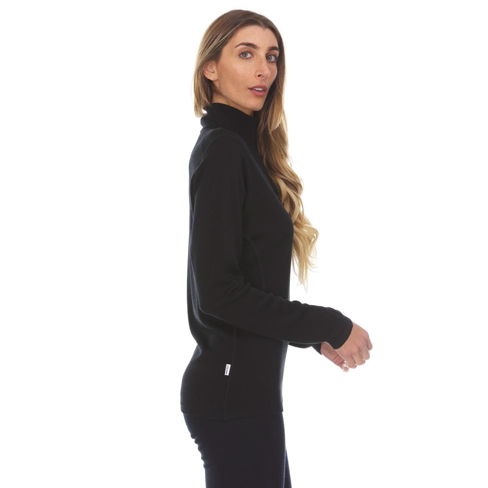 Midweight Women's Wool 1/4 Zip - 100% Merino Wool - Osadia Concept Store