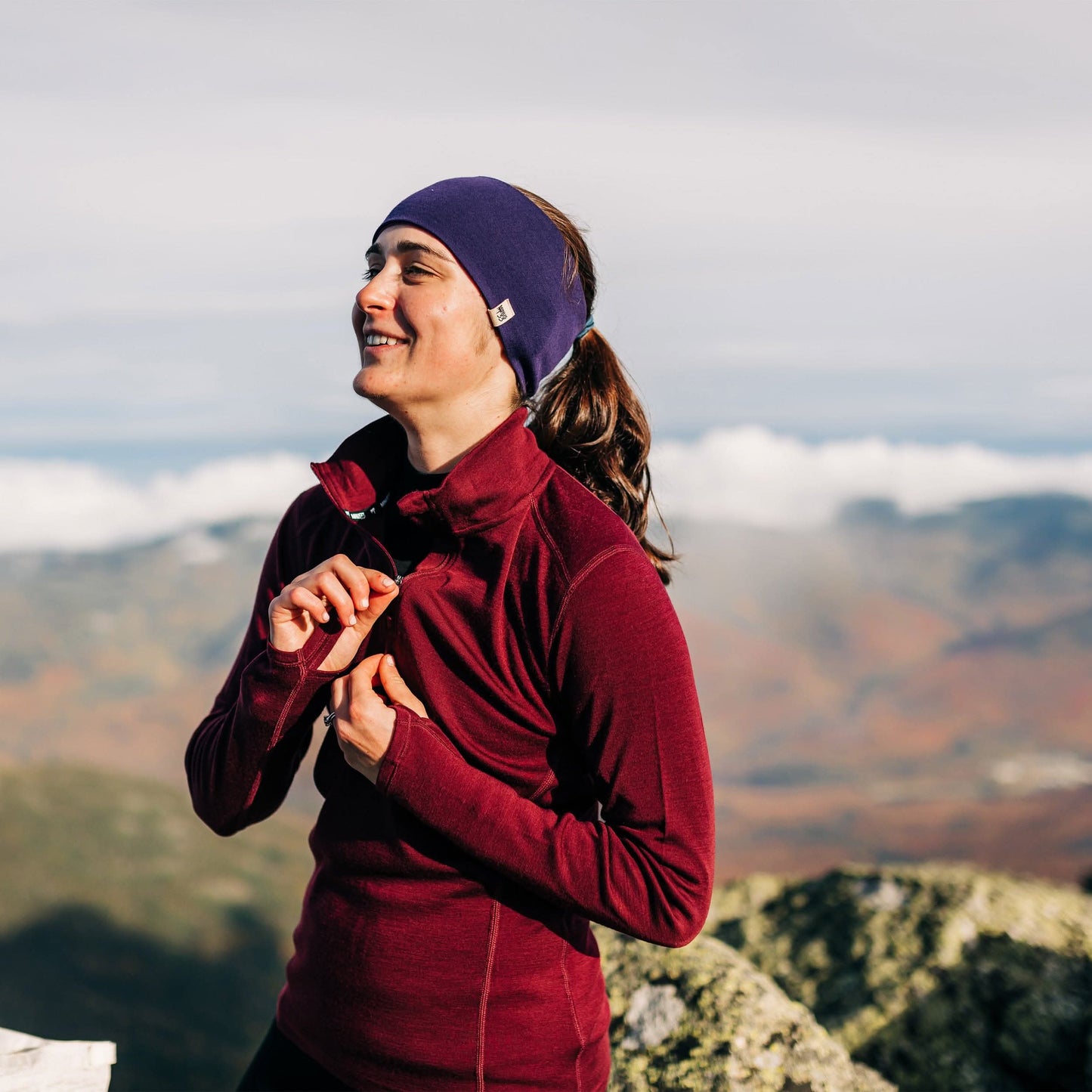 Midweight Women's Wool 1/4 Zip - 100% Merino Wool - Osadia Concept Store