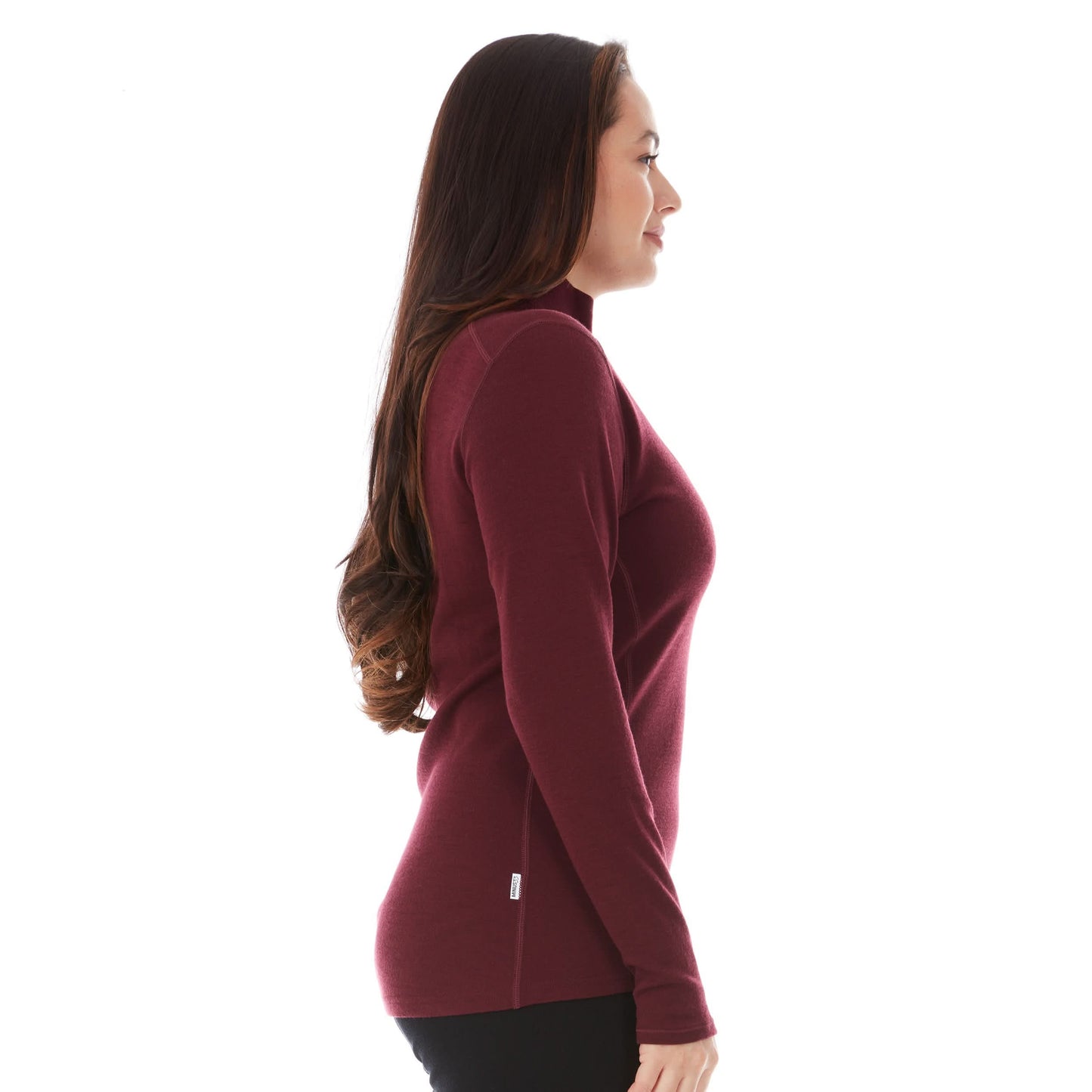 Midweight Women's Wool 1/4 Zip - 100% Merino Wool - Osadia Concept Store