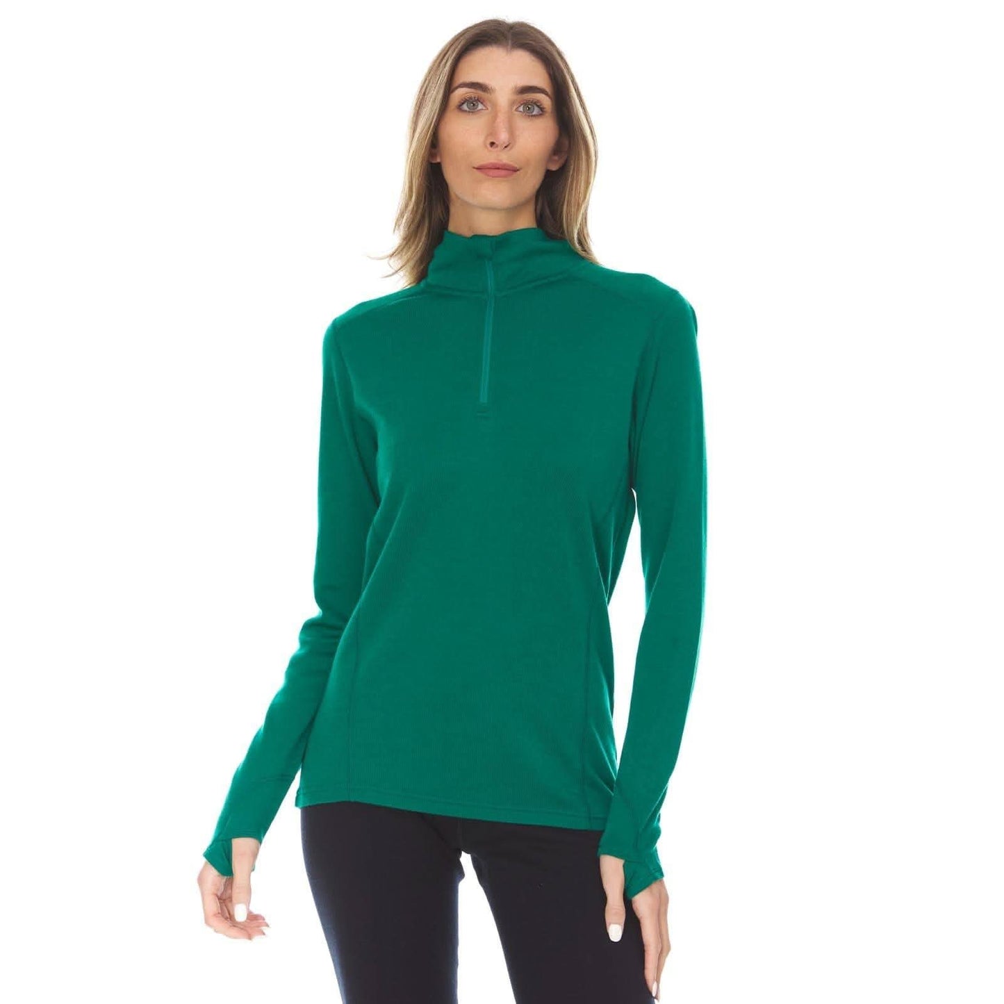 Midweight Women's Wool 1/4 Zip - 100% Merino Wool - Osadia Concept Store