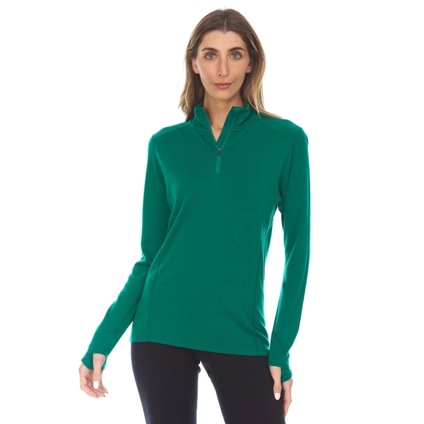 Midweight Women's Wool 1/4 Zip - 100% Merino Wool - Osadia Concept Store
