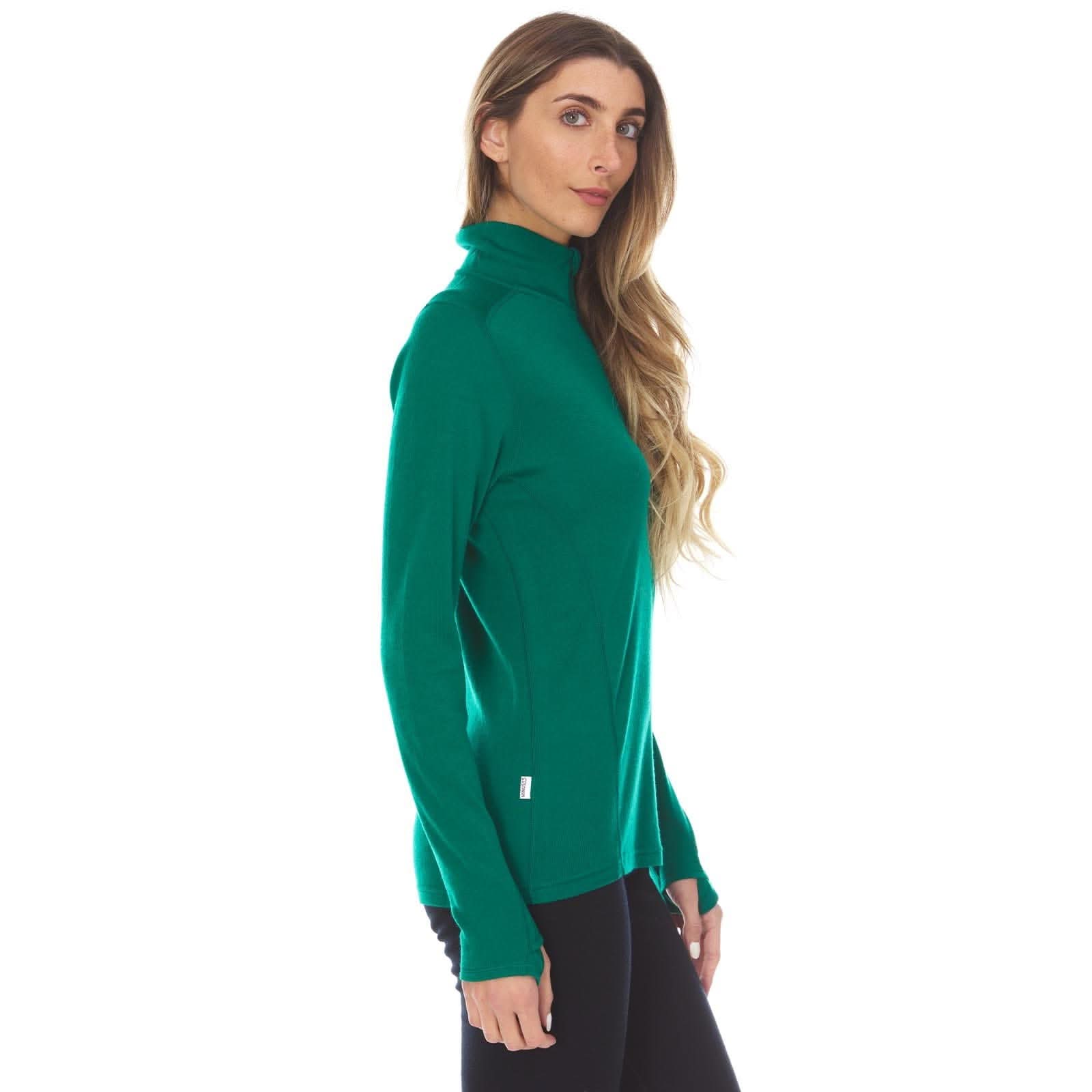Midweight Women's Wool 1/4 Zip - 100% Merino Wool - Osadia Concept Store