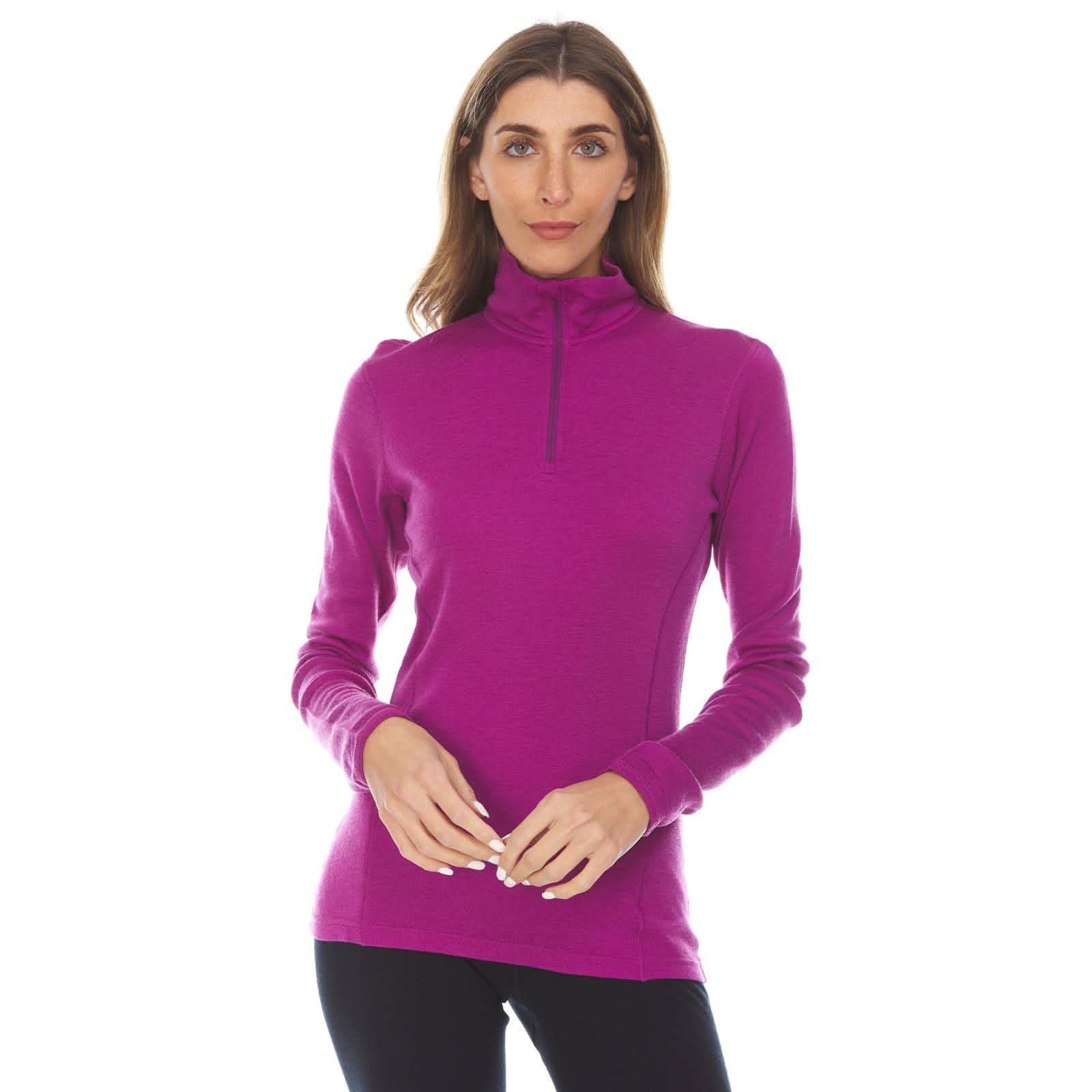 Midweight Women's Wool 1/4 Zip - 100% Merino Wool - Osadia Concept Store
