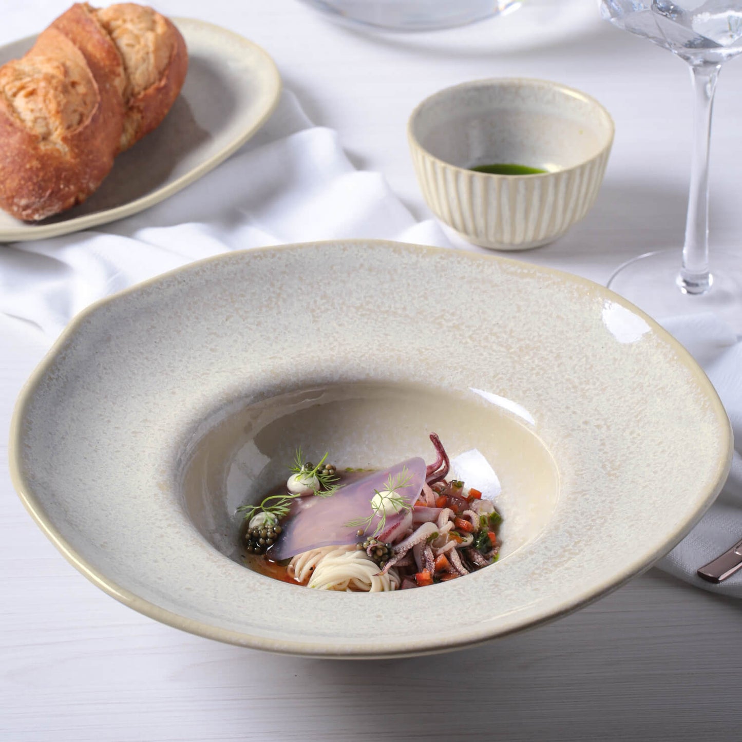 Deep Rim Plate Set of 4