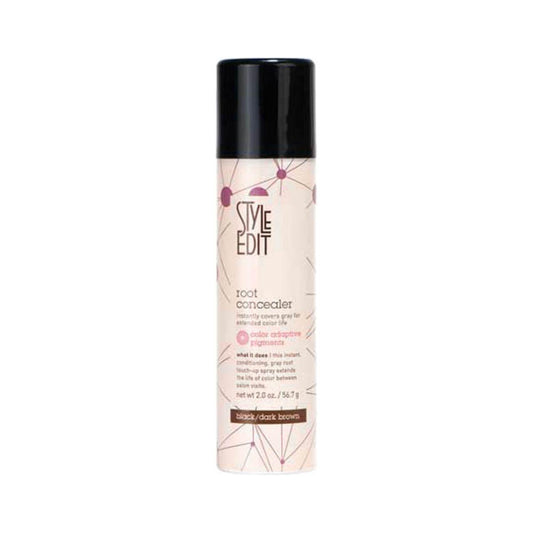 Style Edit Root Concealer Spray Black-Dark Brown 2oz