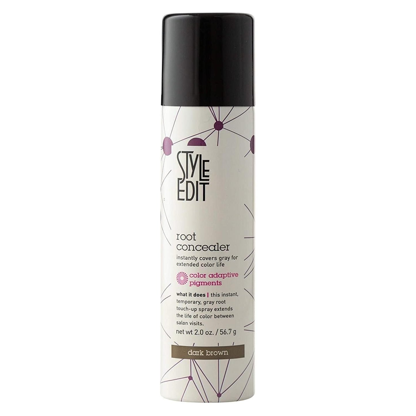 Style Edit Root Concealer Spray Dark Brown 2 Oz