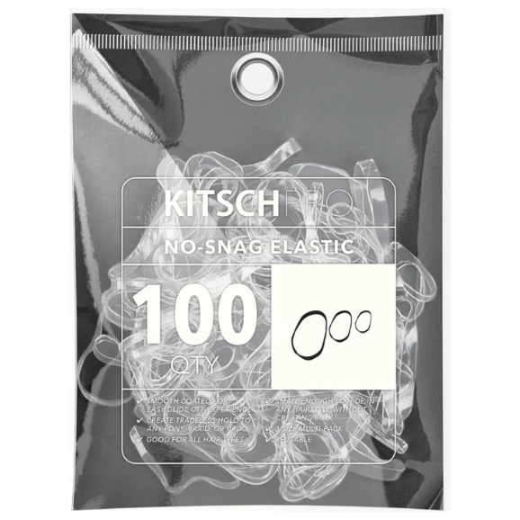 KitSch No Snag Elastics - Clear