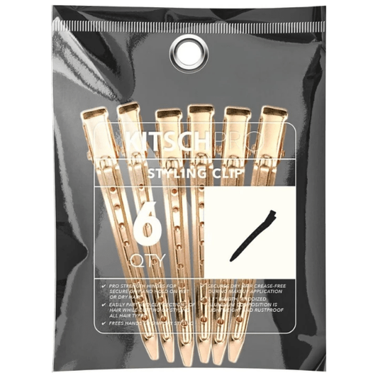 Kitsch Styling Clip 6pcs - Gold