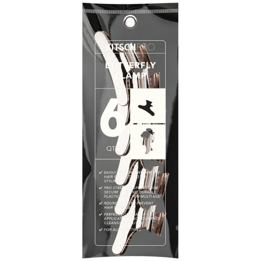 KitSch Rose Gold Butterfly Clips 6pcs