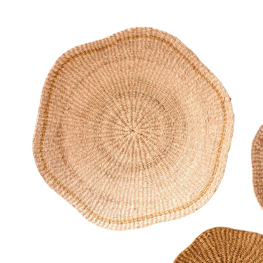 Scallop Wall Baskets, Large