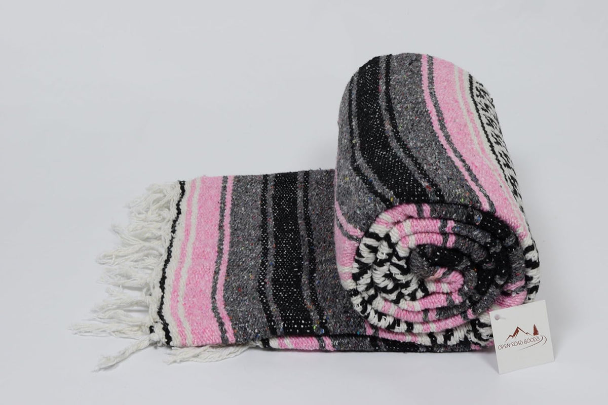 Light Pink Mexican Falsa Blanket | Bulk Savings