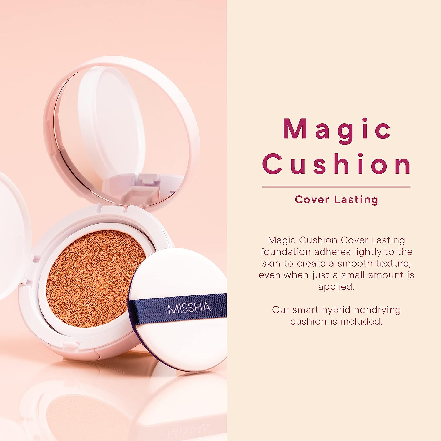 Missha M Magic Cushion Cover Lasting #23 Neutral Medium Beige - Osadia Concept Store