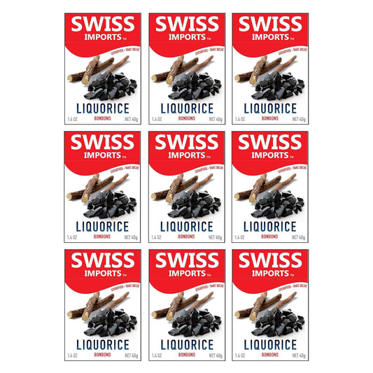Swiss Imports Liquorice Sugarfree Candy Bonbons - 1.4oz