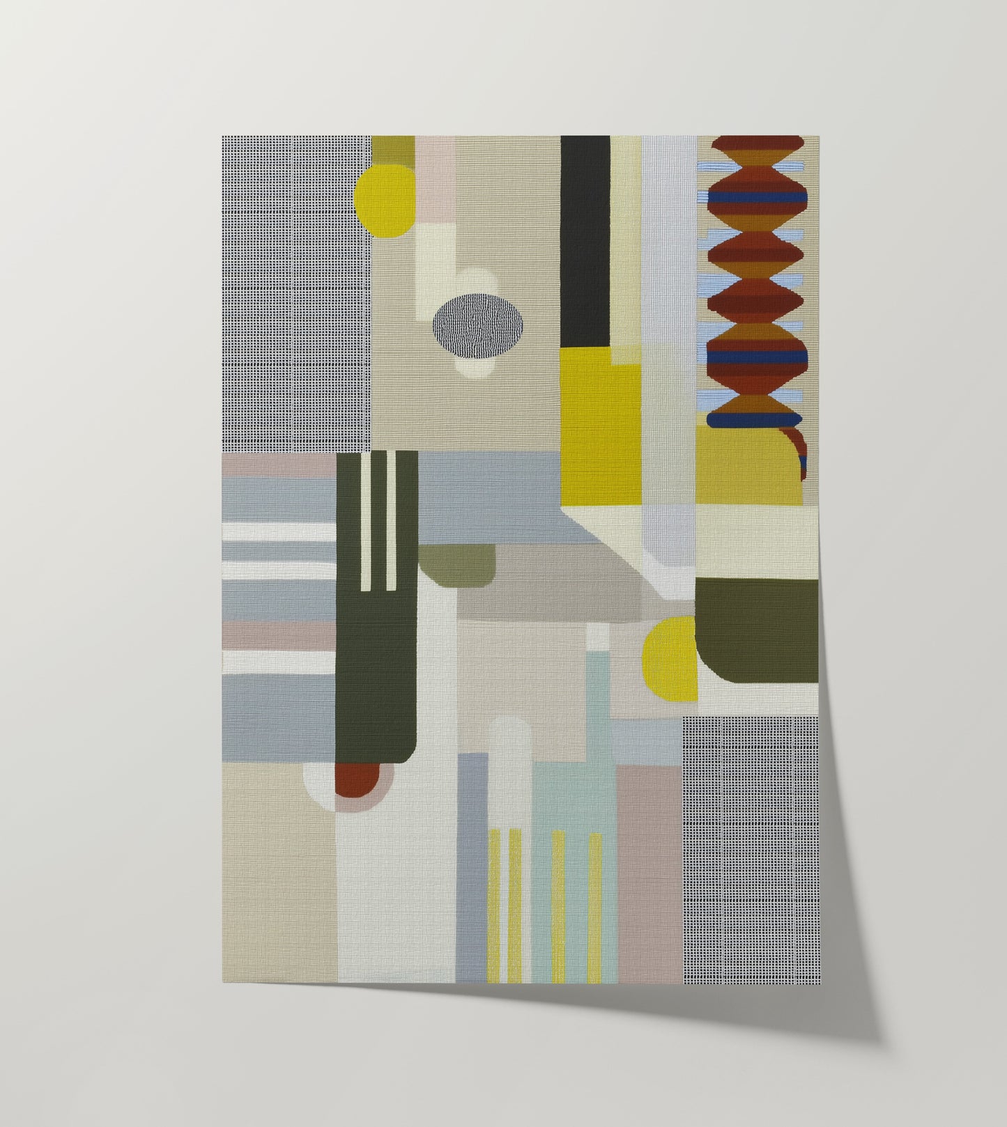 Woven Perspectives No. 16 — Geometric Abstract Art Print