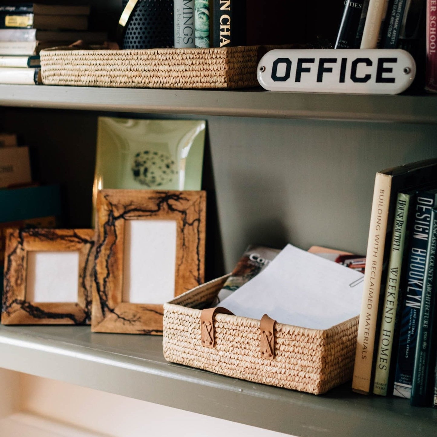 Rectangle Handled Basket