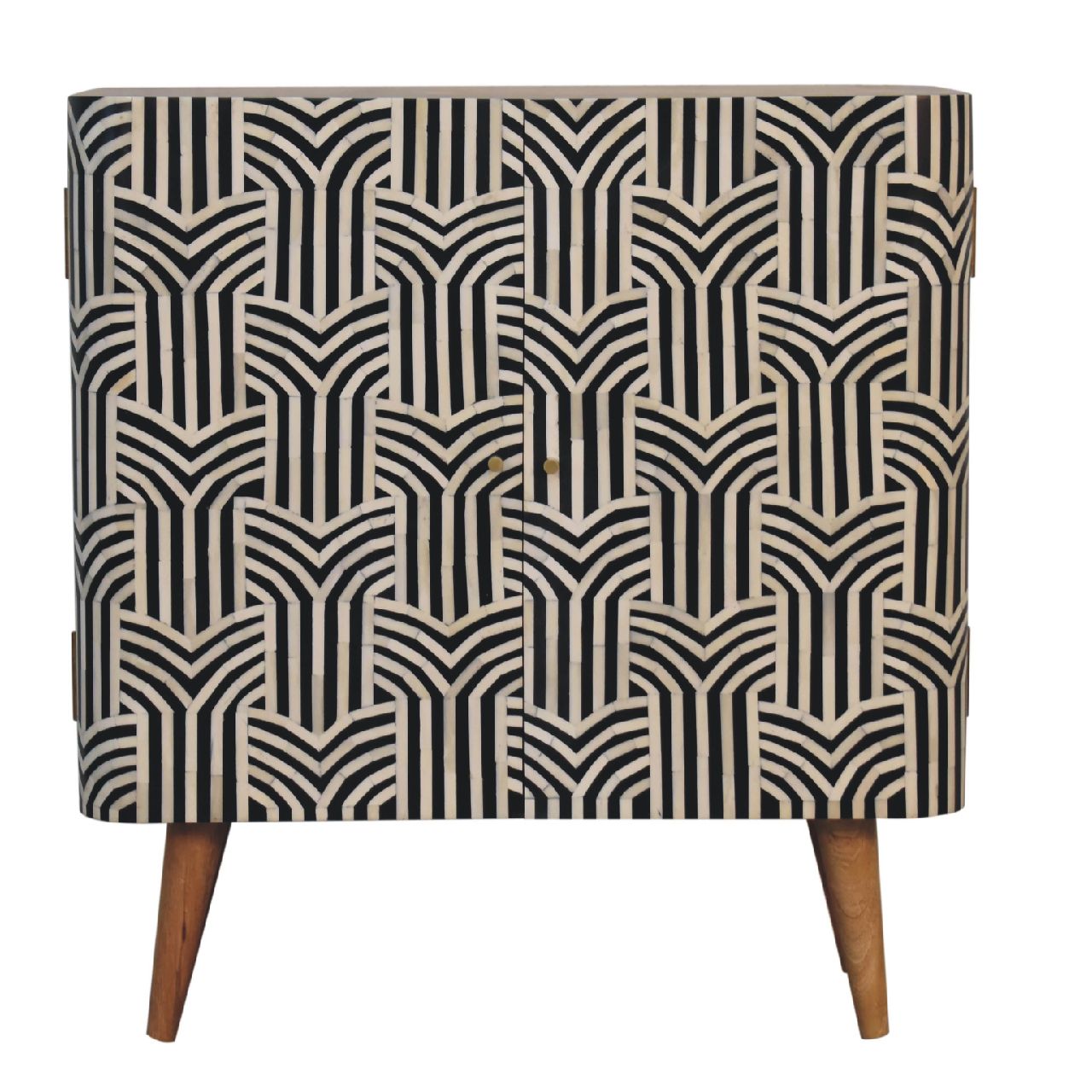 Solid Wood Edessa Bone Inlay Cabinet