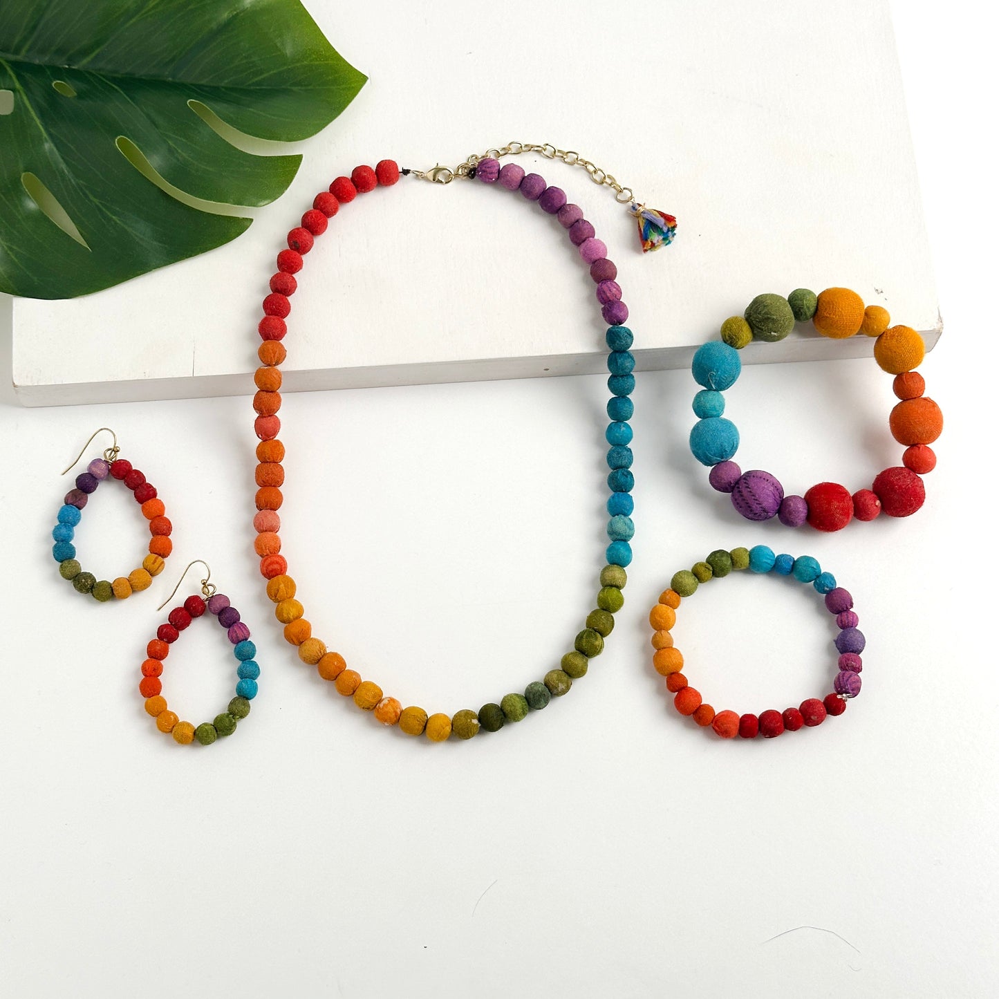 Kantha Prism Necklace