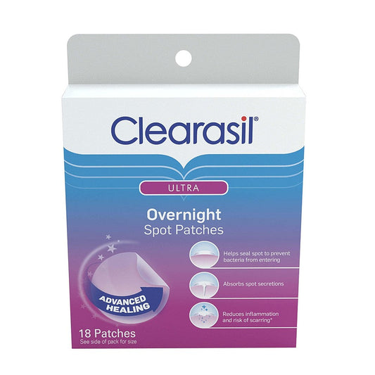 Clearasil Ultra Overnight Spot Patches Advanced Healing For Acne Control