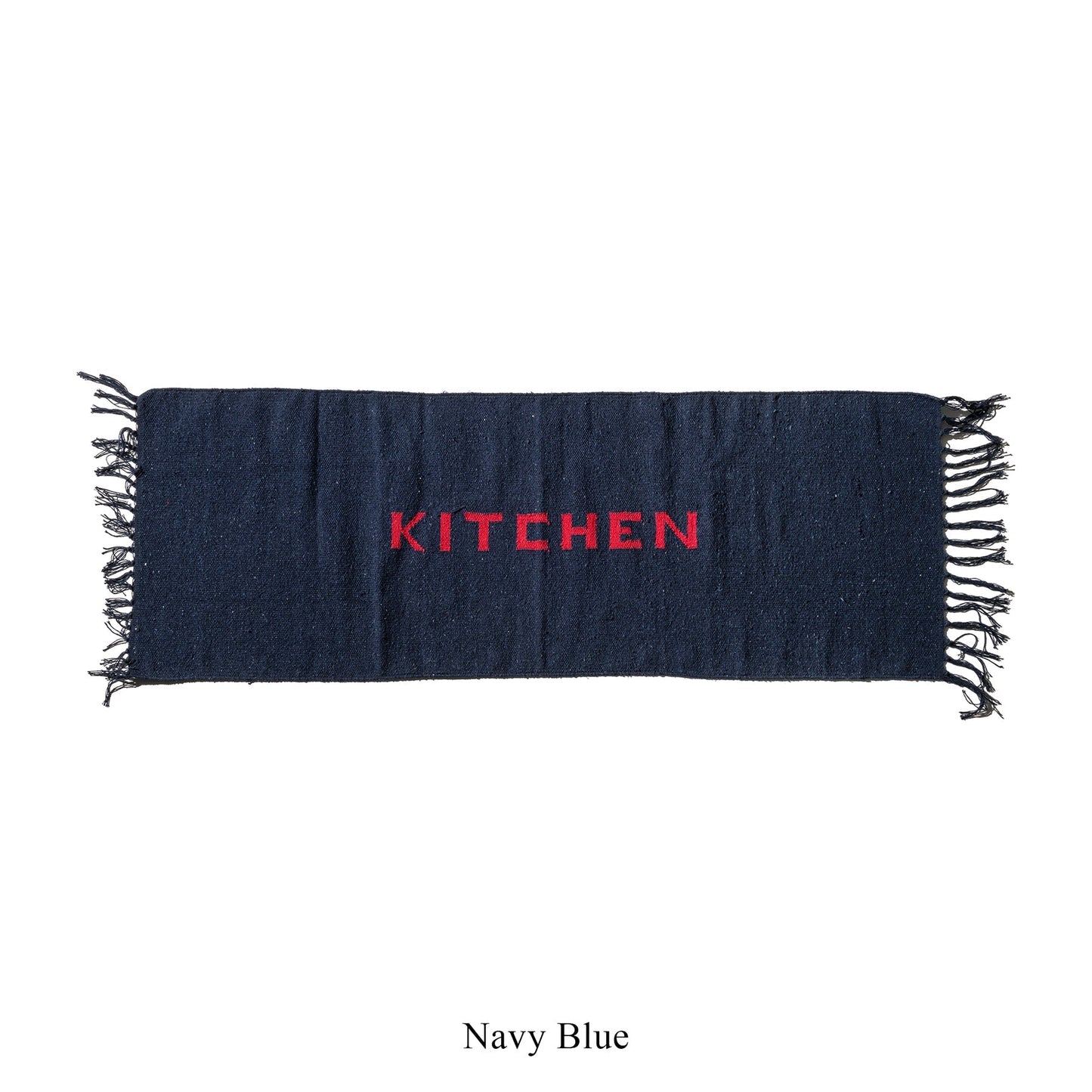 HANDLOOMED RECYCLE YARN KITCHEN MAT