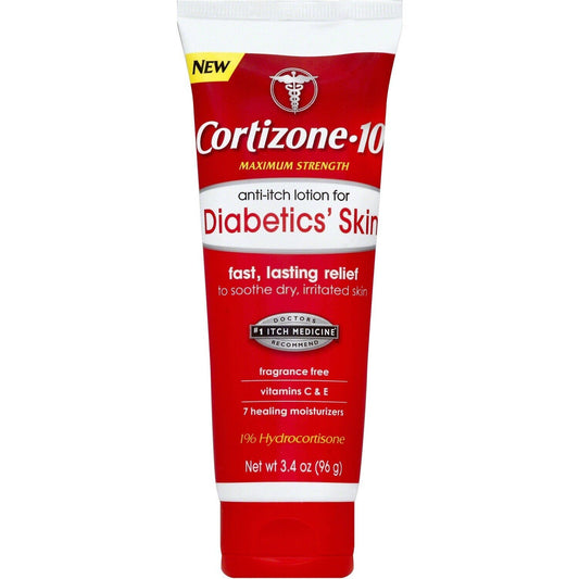 Cortizone-10 Anti-Itch Lotion For Diabetics' Skin Maximum Strength