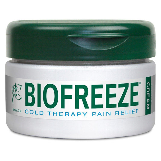 Biofreeze Menthol Pain Relief Cream 3 Oz Box
