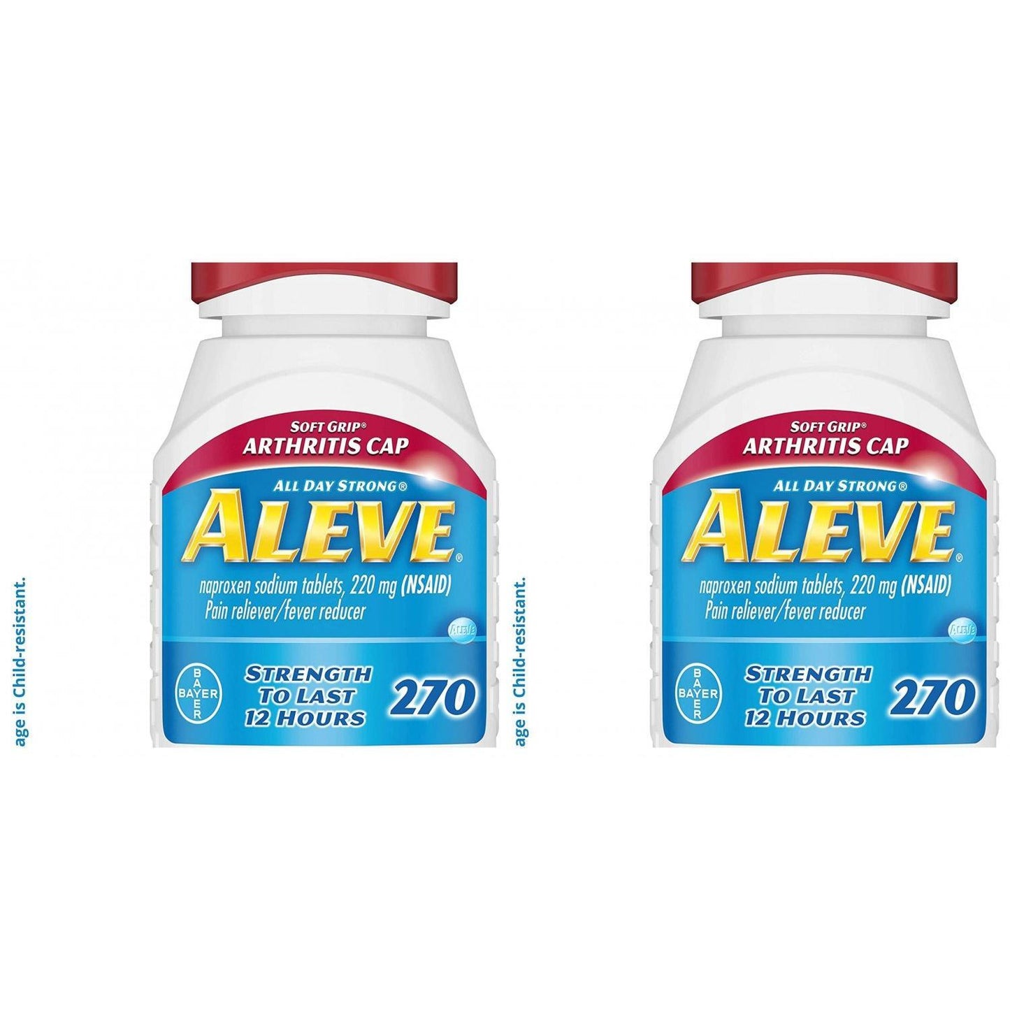 Aleve Soft Grip Arthritis Cap Caplets, Pain Reliever