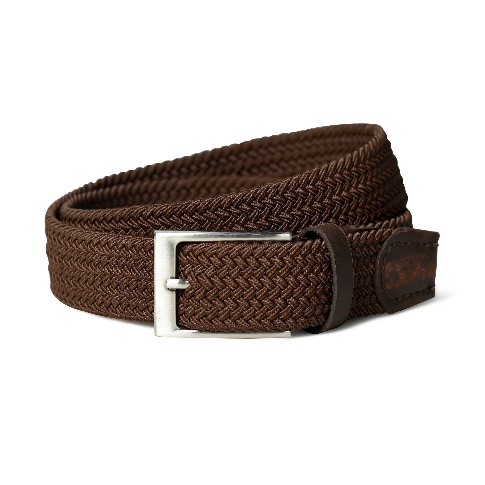 Braided Brown Canvas Belt - Osadia Concept Store