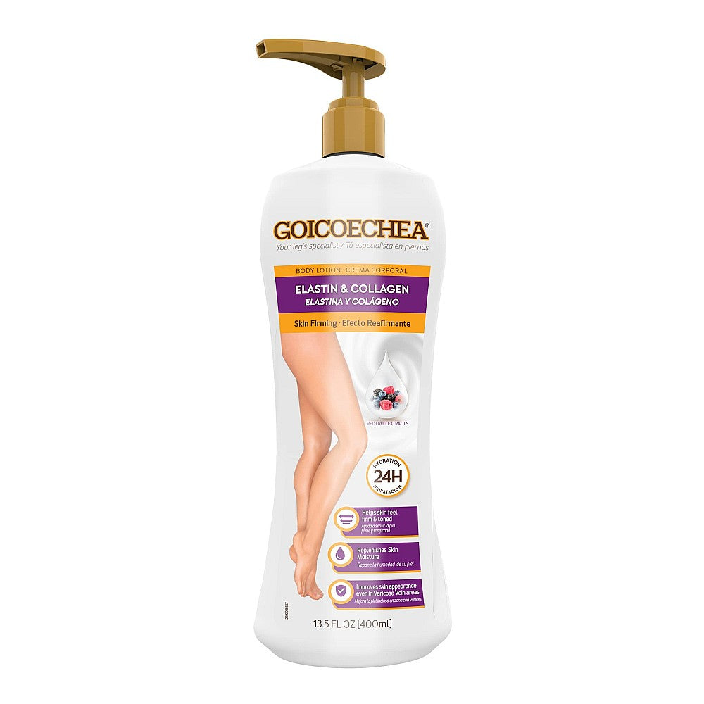 Goicoechea Body Lotion, Elastin, Collagen + Asian Extracts, Skin Firming 13.5 Oz