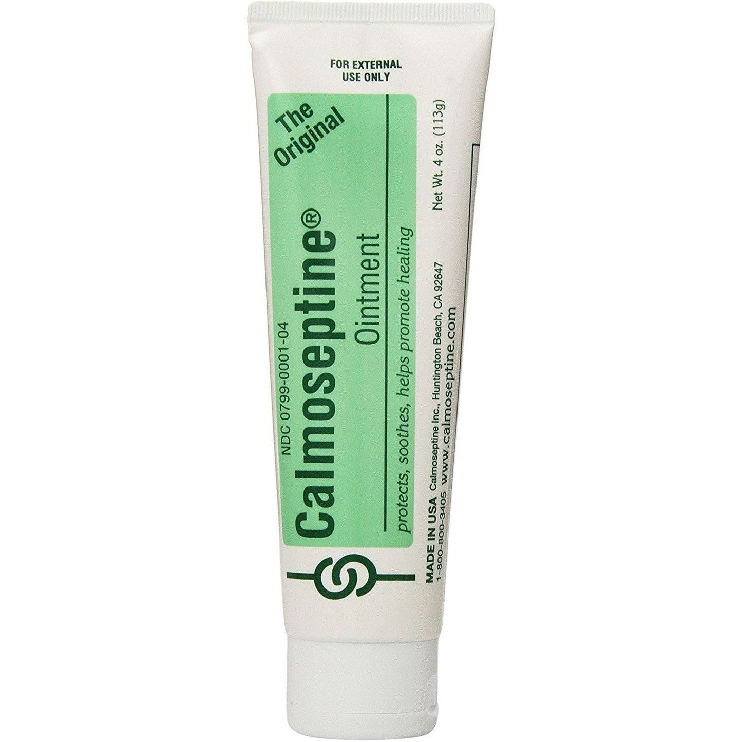Calmoseptine Ointment Tube To Heal Skin Irritations, 4 Oz