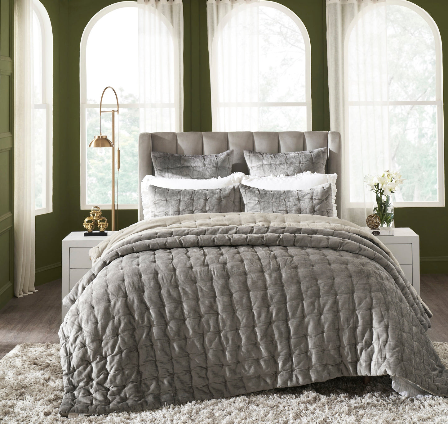 Bailey Tufted Velvet Quilt